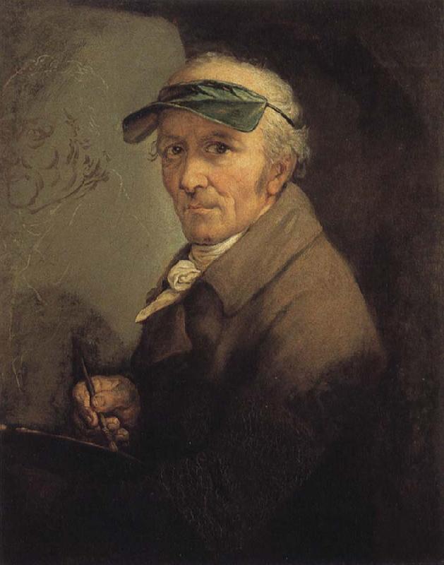 Anton Graff Self-Portrait with Eye-shade